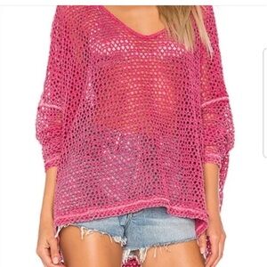 Free People Napa Open Crochet top